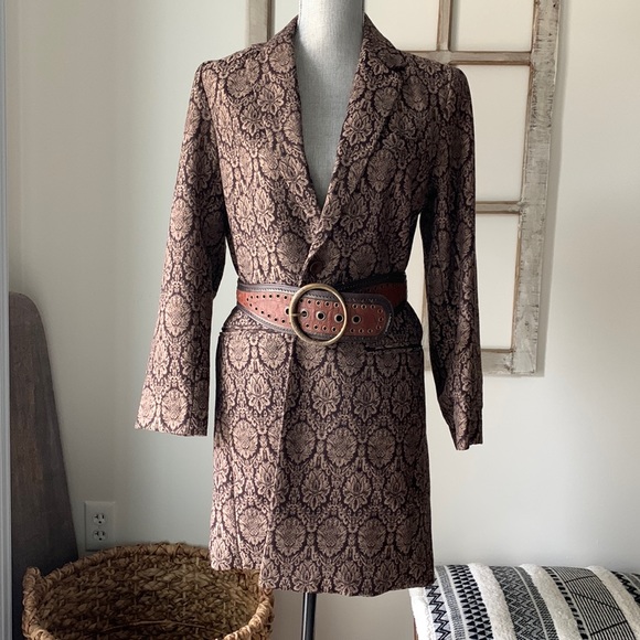 Tapestry xtra long blazer, formal jacket - Picture 2 of 16